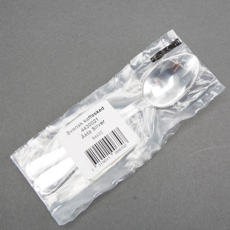 A SET OF 34 PIECES SWEDISH SILVER CUTLERY, MEMA GAB 2010's.