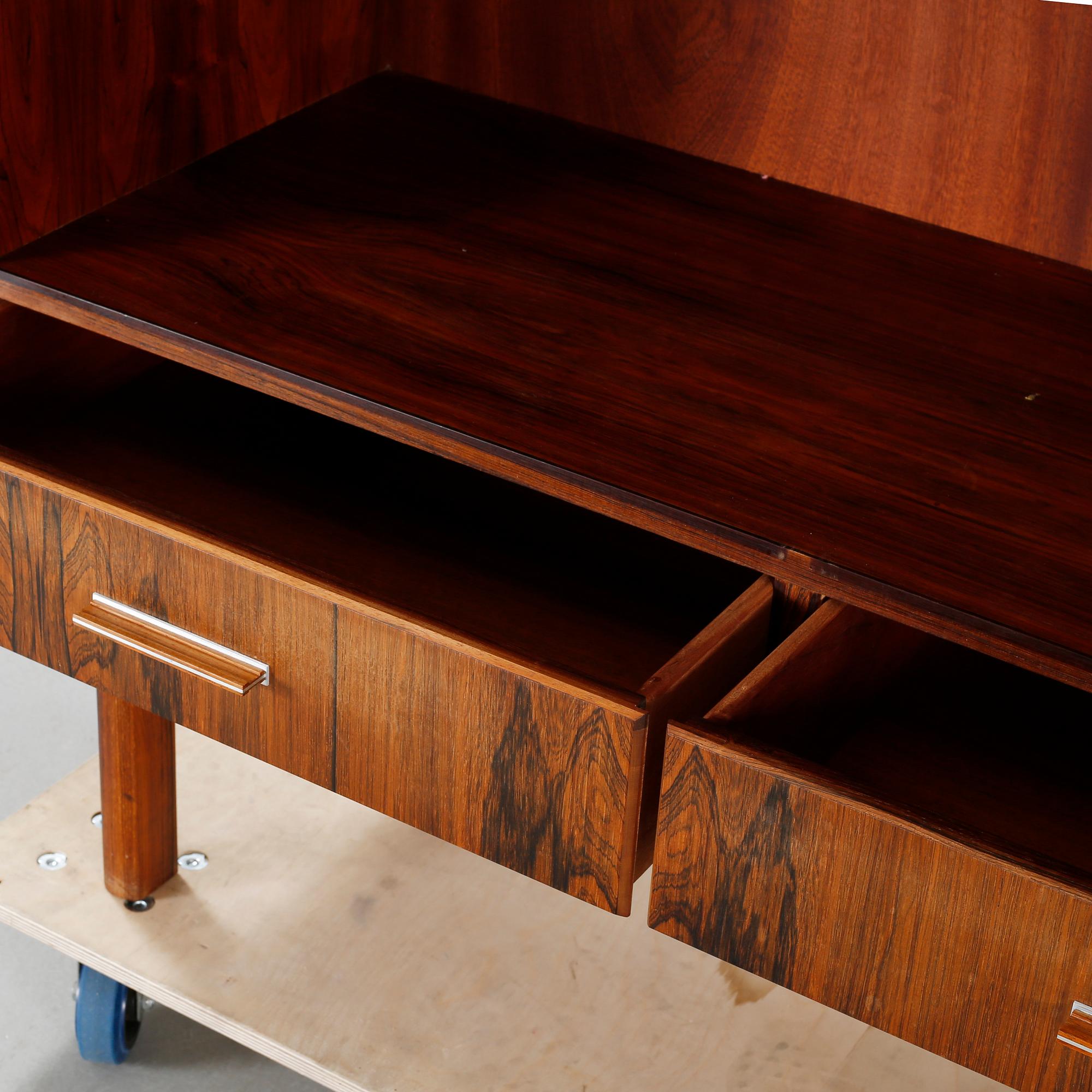 A 1960s drinks cabinet by Axel Christensen, Odder Möbelfabrik, Denmark.