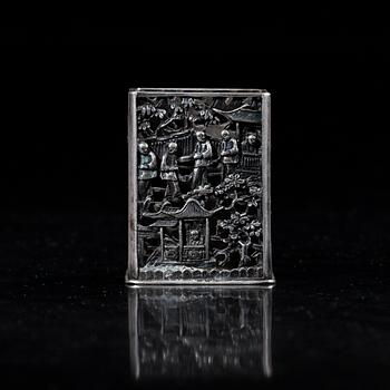 TANDPETARSTÄLL, Kina. Finska kontrollstämplar 1968. Vikt 70,8 g.