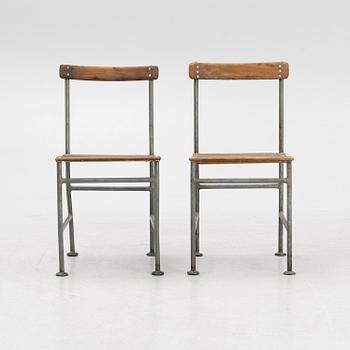 Gunnar Asplund, attributed, garden chairs, 10 pcs, Iwan B. Giertz, Flen, the model designed circa 1930.