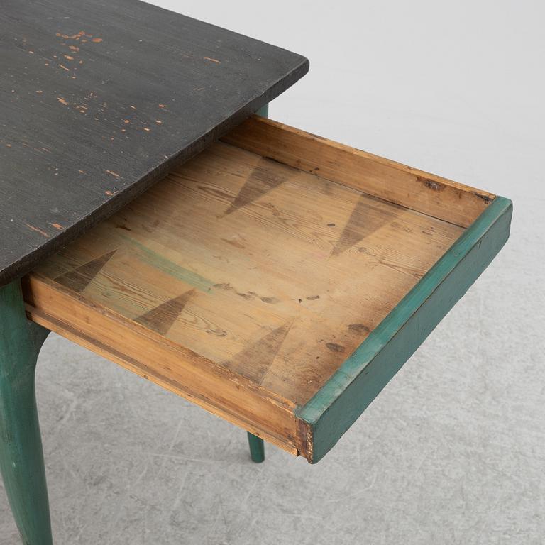 A Swedish Rococo table, late 18th century.