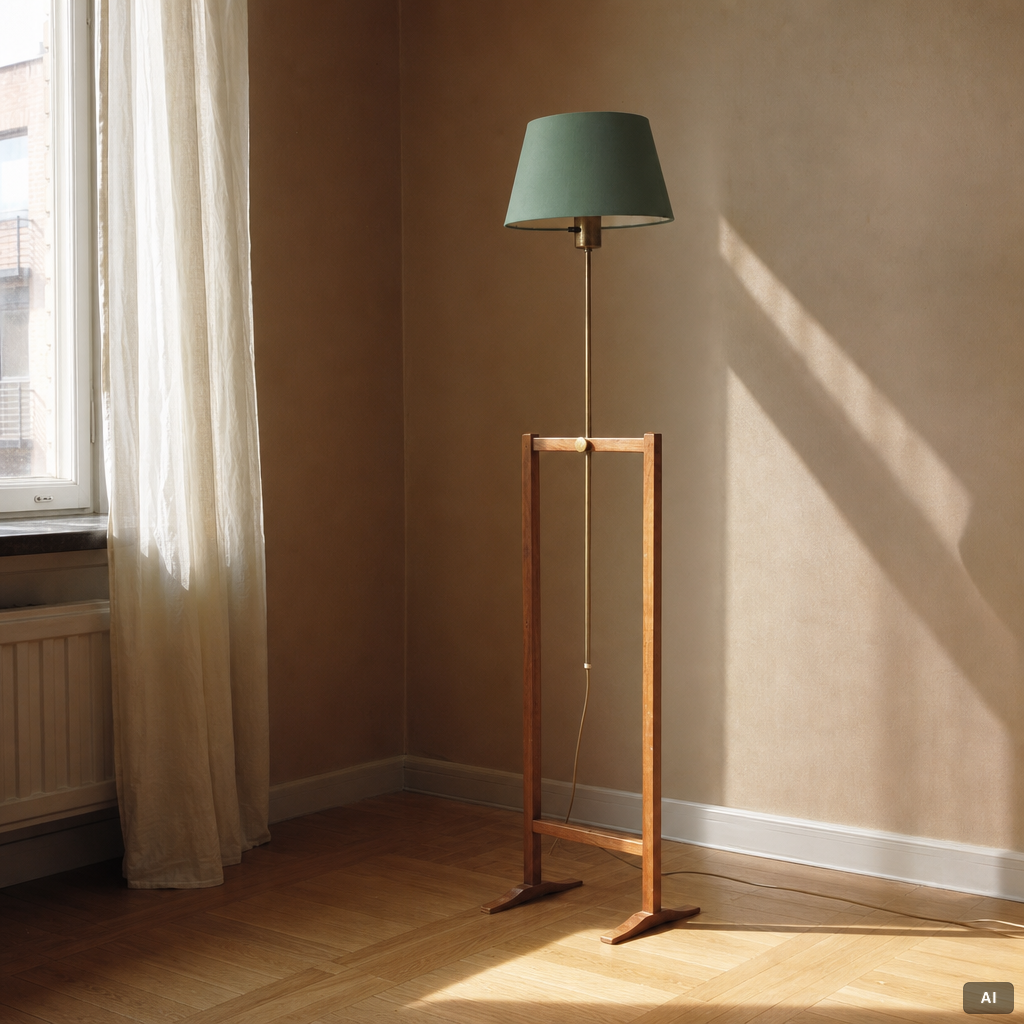 Josef Frank, A floor lamp, model G 2548, “Kryckan”, Firma Svenskt Tenn.