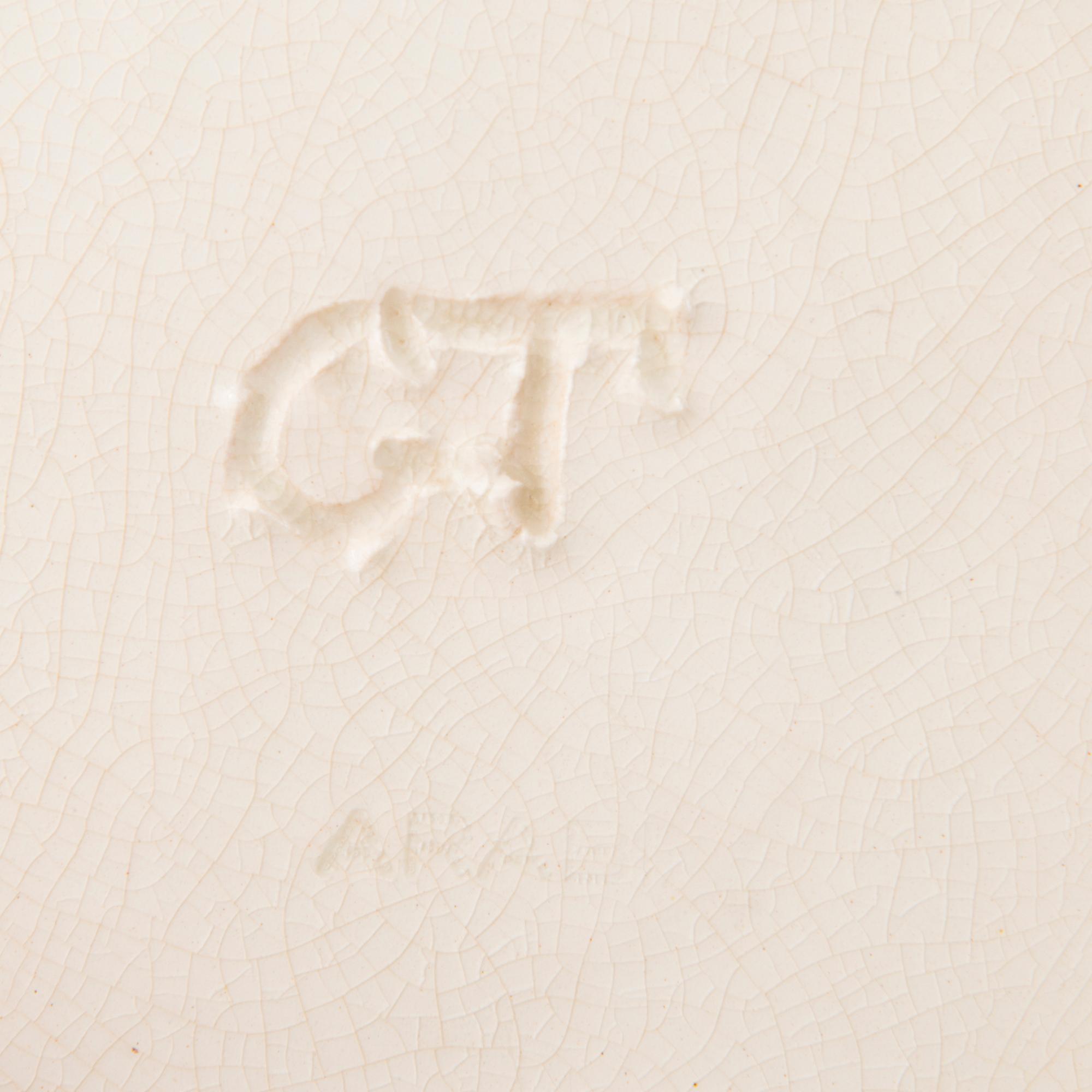 GERDA THESLEFF, malja, keramiikkaa, signeerattu GT, Arabia.