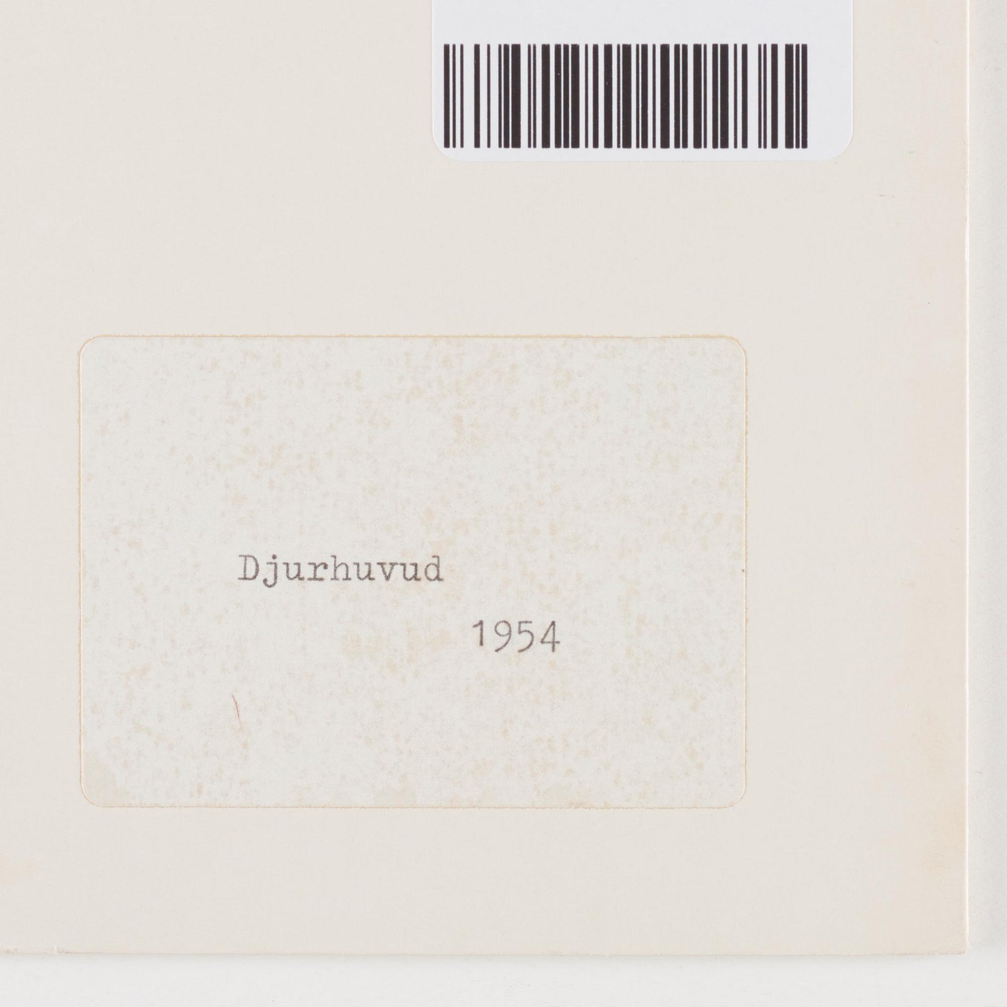 CO Hultén, "Djurhuvud".