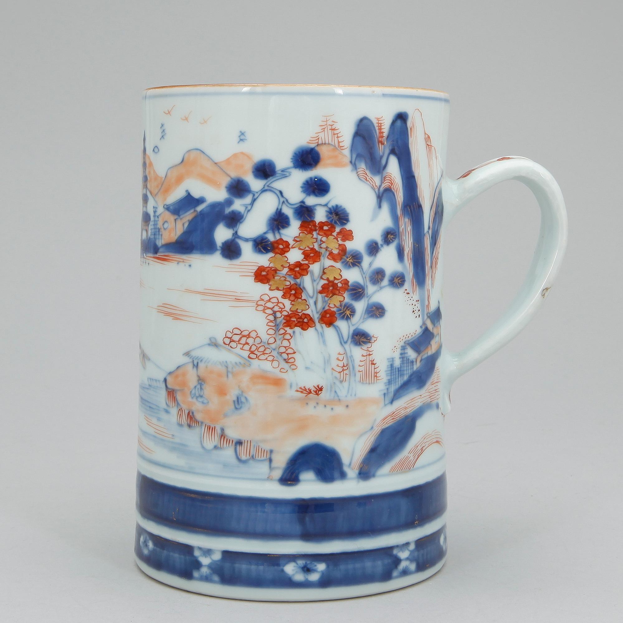 MUGG, porslin, Kina, Qing dynastin, Qianlong (1736-95).