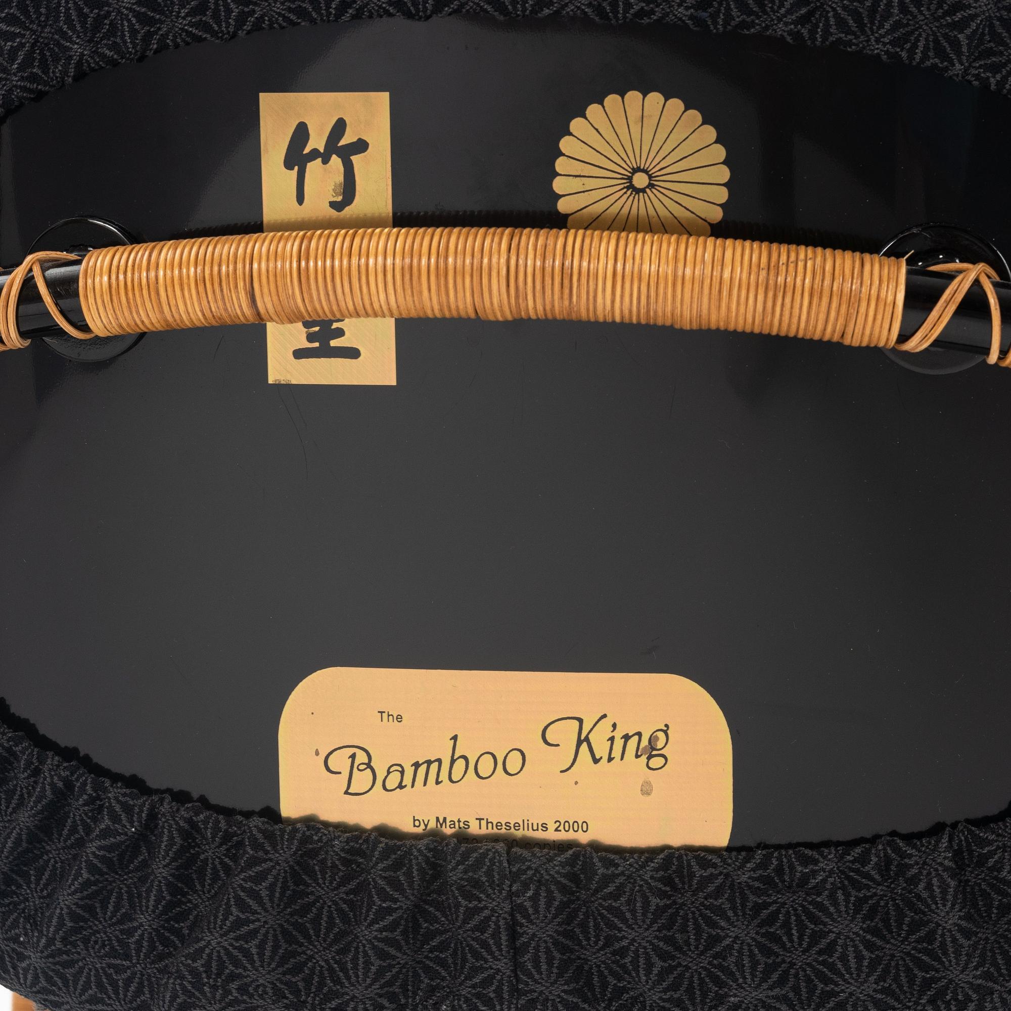 Mats Theselius, a pair of easy chairs, 'The Bamboo King', ed. 171-172/360, Källemo, Sweden, post 2000.