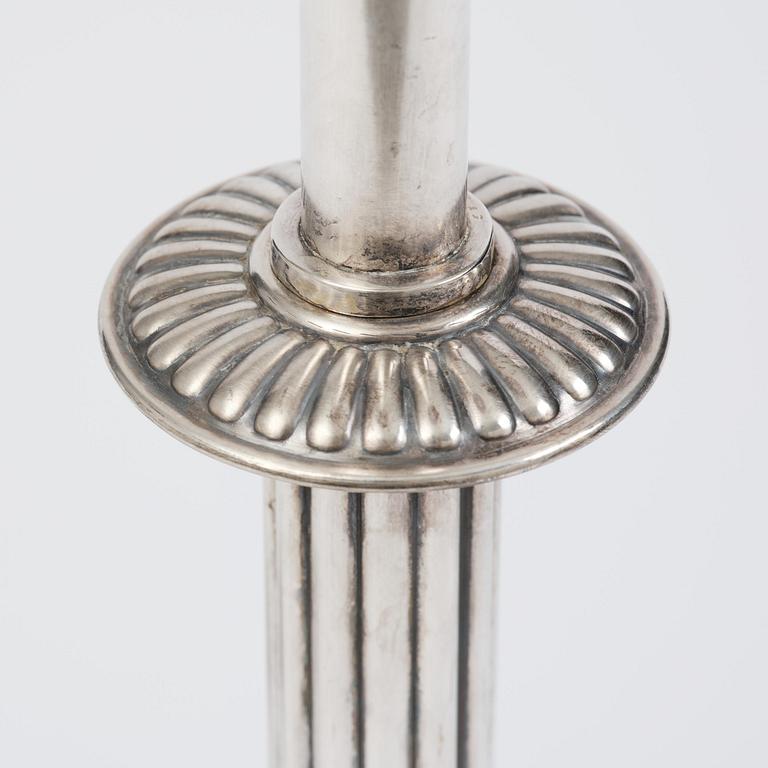 Elis Bergh, a Swedish Grace floor lamp, C.G. Hallberg, Stockholm, 1920s.