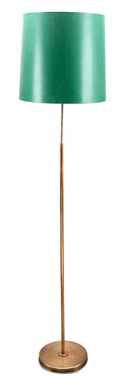 A METAL FLOOR LAMP,