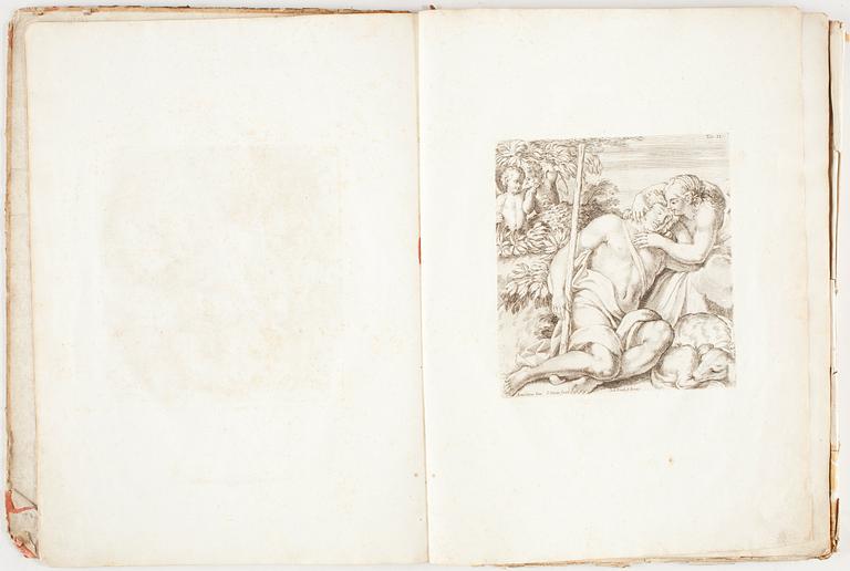 BOK, "Galeria nel Palazzo Farnese in Roma....di pinta da Annibale Carracci, intaglia da Carlo Cesio", Rom ca 1700.