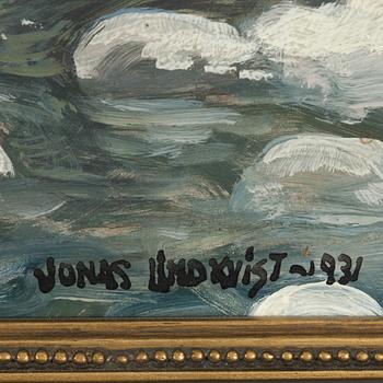 Jonas Lindkvist, Winter View of Akademikvarnen from Dombron, Uppsala.