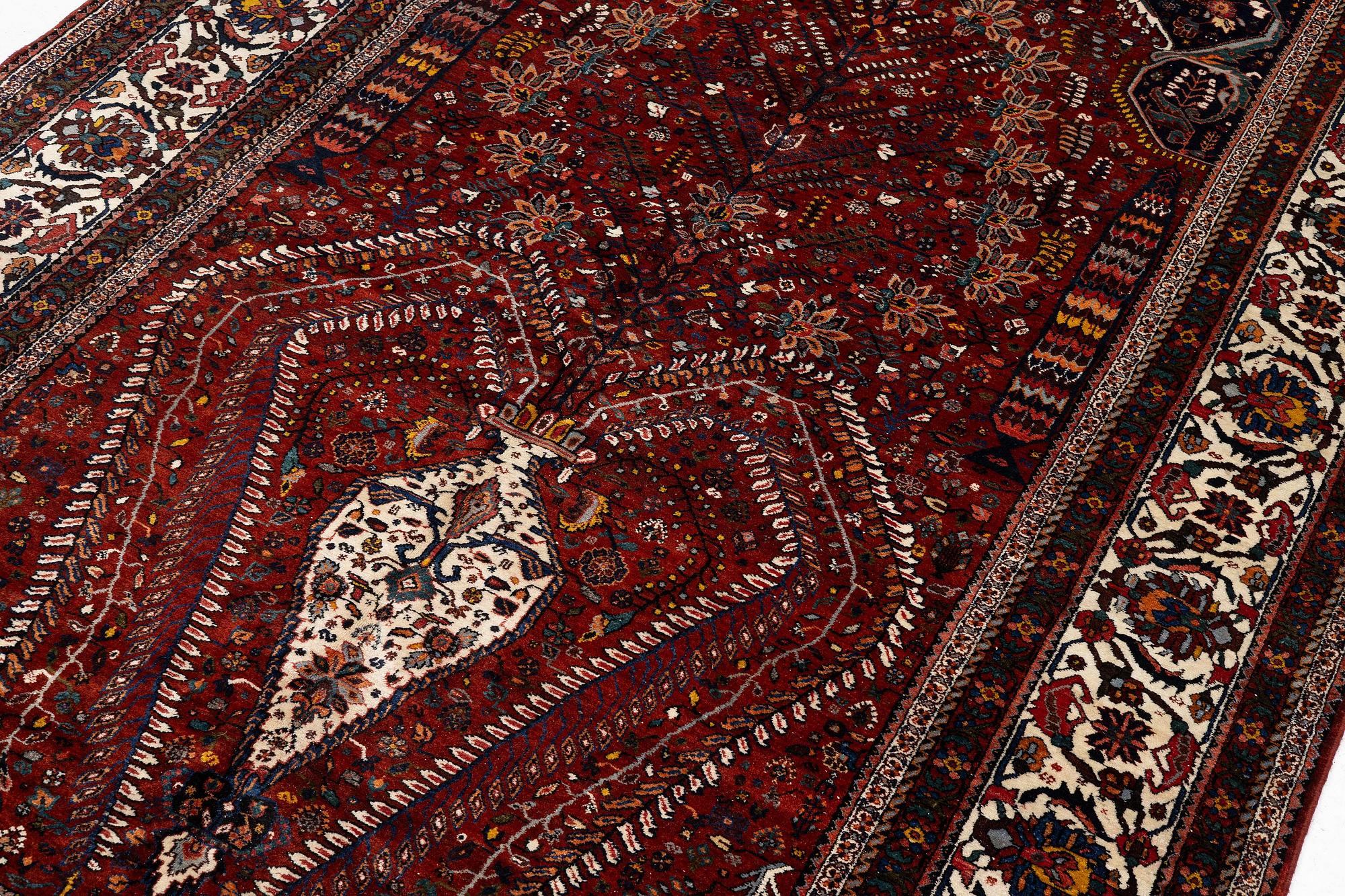 Matta, semiantik Abadeh, Västra Persien, ca 308 x 207 cm.
