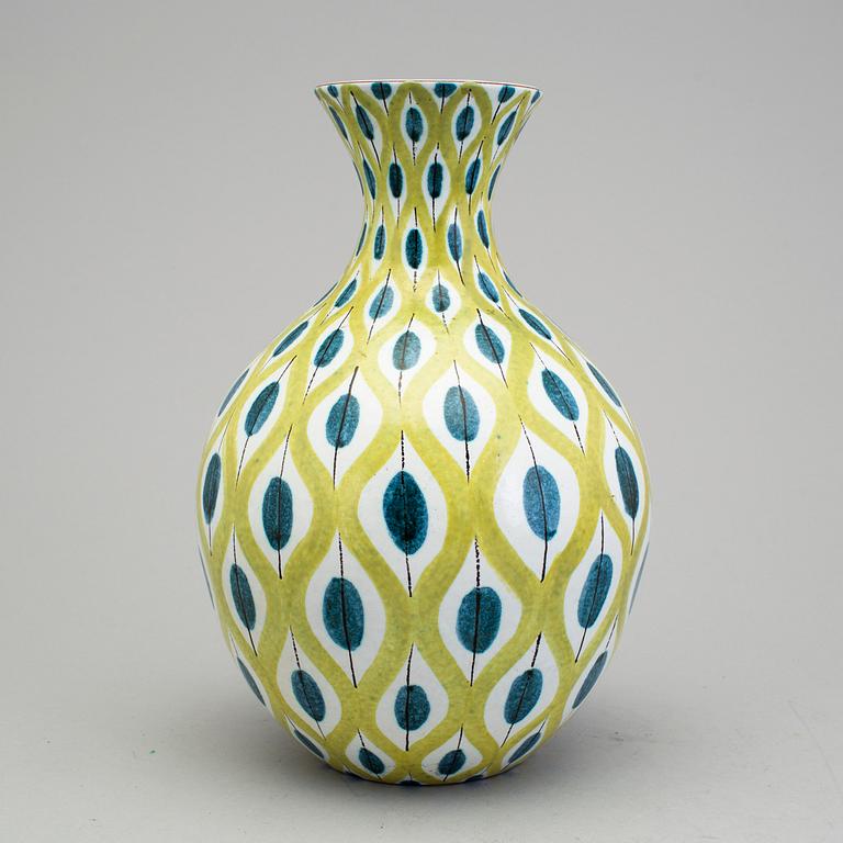 STIG LINDBERG, vas i fajans, Gustavsberg studio 1950-tal.