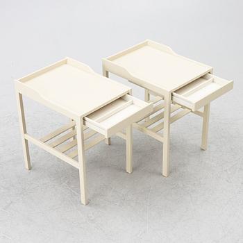 Bertil Fridhagen, bedside tables, a pair, Bodafors, 1960s.