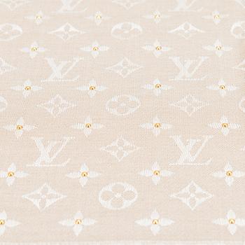 Louis Vuitton, "Studdy Denim Monogram Shawl", huivi.