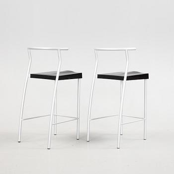 BARSTOLAR, 2 st, "Hi-Glob", Philippe Starck, Kartell. 1900-talets slut.