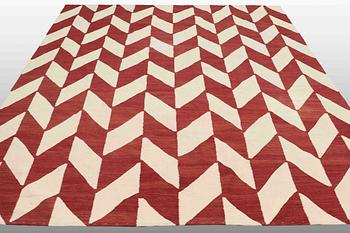 A carpet, flat weave, 314 x 250 cm.