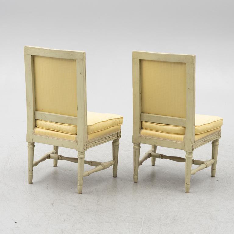Chairs, a pair, Gustavian, late 18th century.