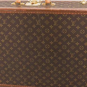 Louis Vuitton, a 1970s Monogram Canvas 'Alzer 65' suitcase.