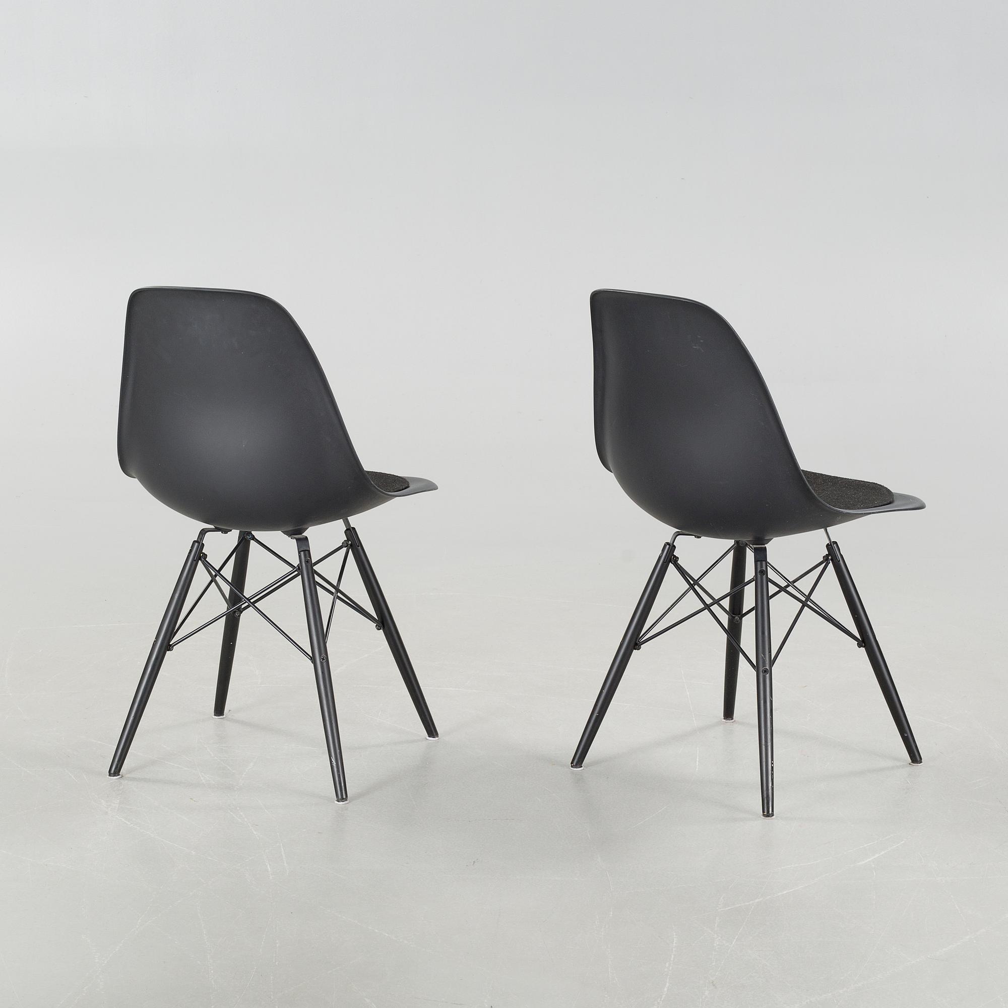 CHARLES & RAY EAMES, stolar, 6 st, Vitra, 2013.