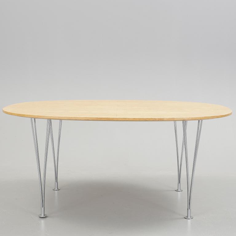 SOFFBORD, "Superellips" Design Bruno Mathsson och Piet Hein för Fritz Hansen, 1900-talets andra hälft.