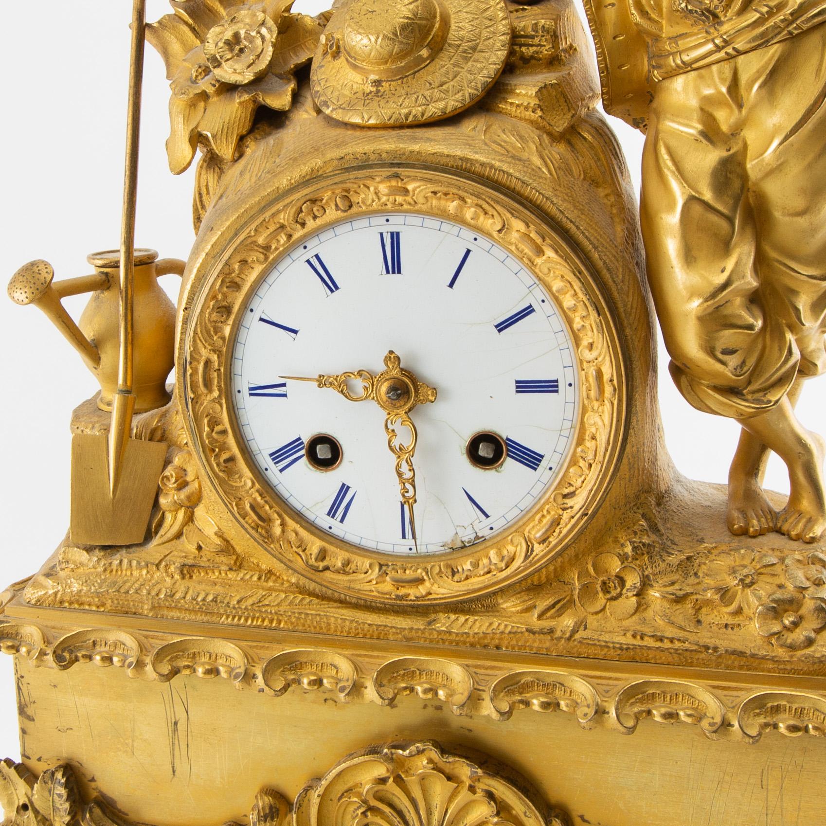 Table pendulum New Rococo mid-19th century. - Bukowskis