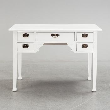 A painted desk, early 20th Century.