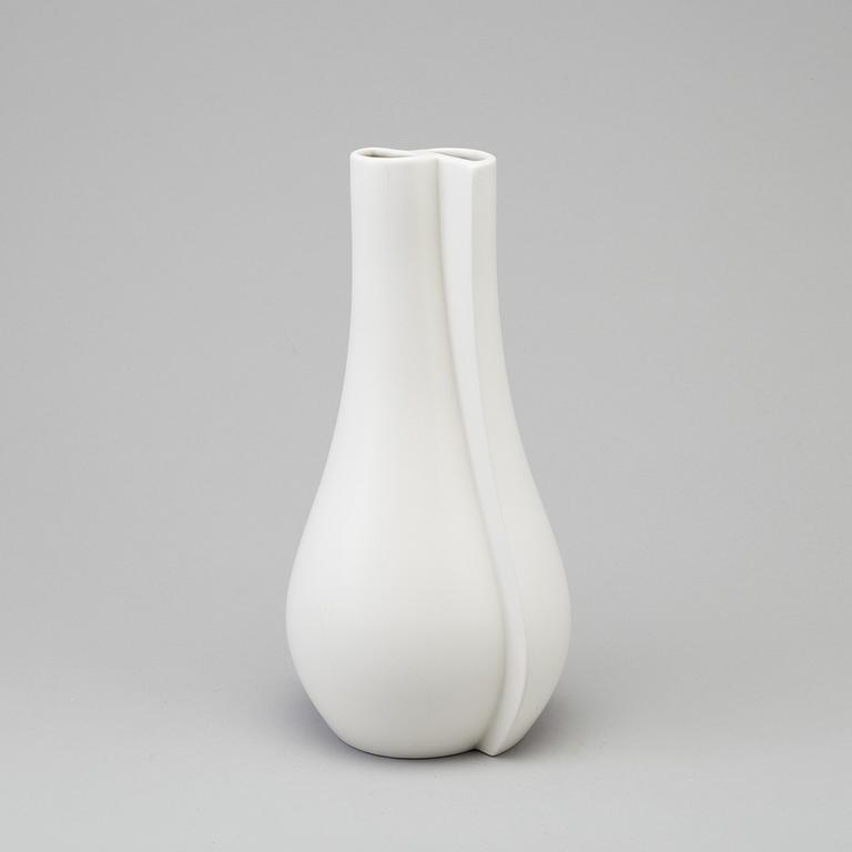 WILHELM KÅGE, vas, stengods, "Surrea", carraragods, Gustavsberg, 1940-tal.