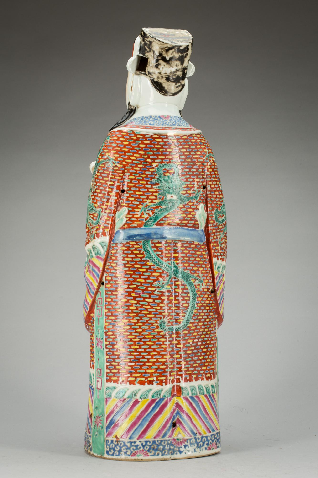 FIGURIN, porslin, Kina, 1900-talets slut.