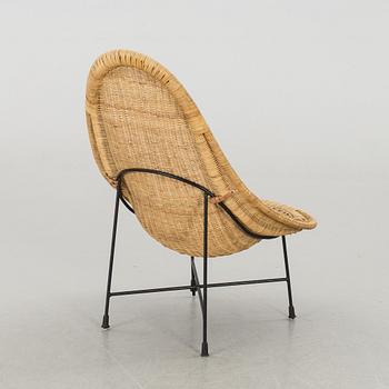 KERSTIN HÖRLIN-HOLMQUIST, fåtölj, "Stora Kraal", Nordiska Kompaniets Verkstäder, 1950-tal.