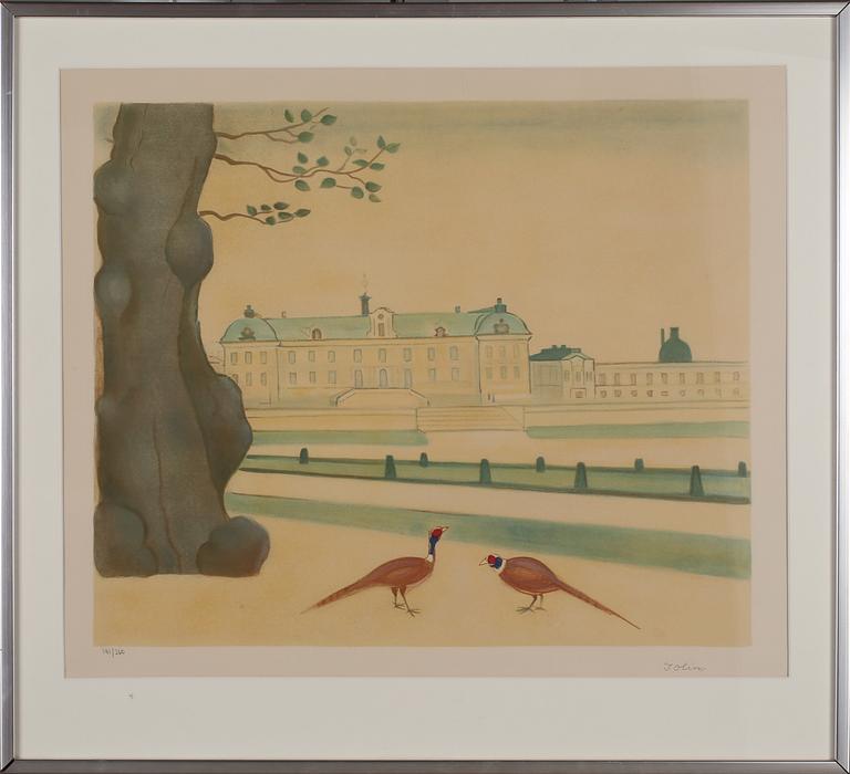 EINAR JOLIN, färglitografi, signerad och numrerad 141/360.