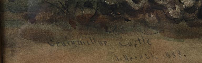 JAMES ORROCK, tillskriven, akvarell, sign o dat 1899.