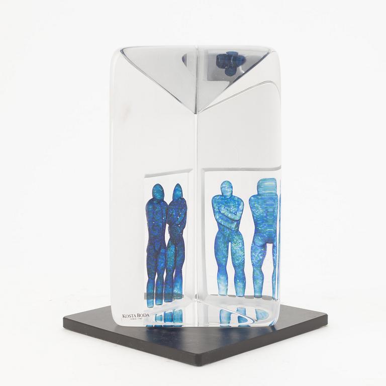 Bertil Vallien, glasskulptur, Kosta.