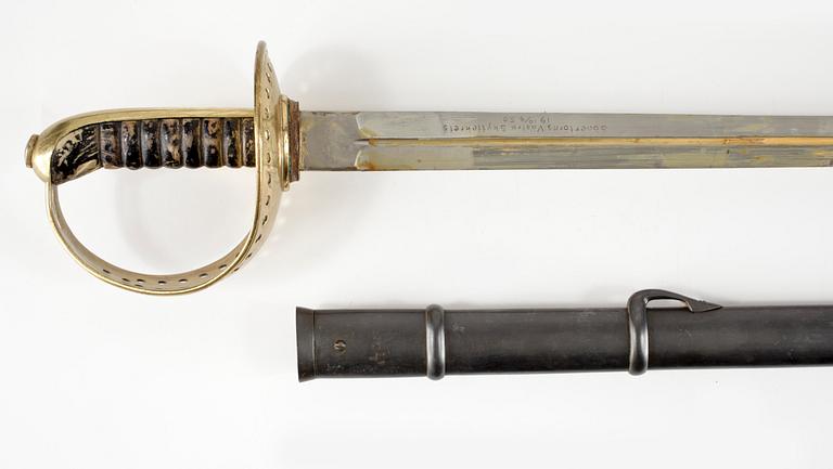 SABEL, Sverige m/1893, för kavalleriet, manskap.