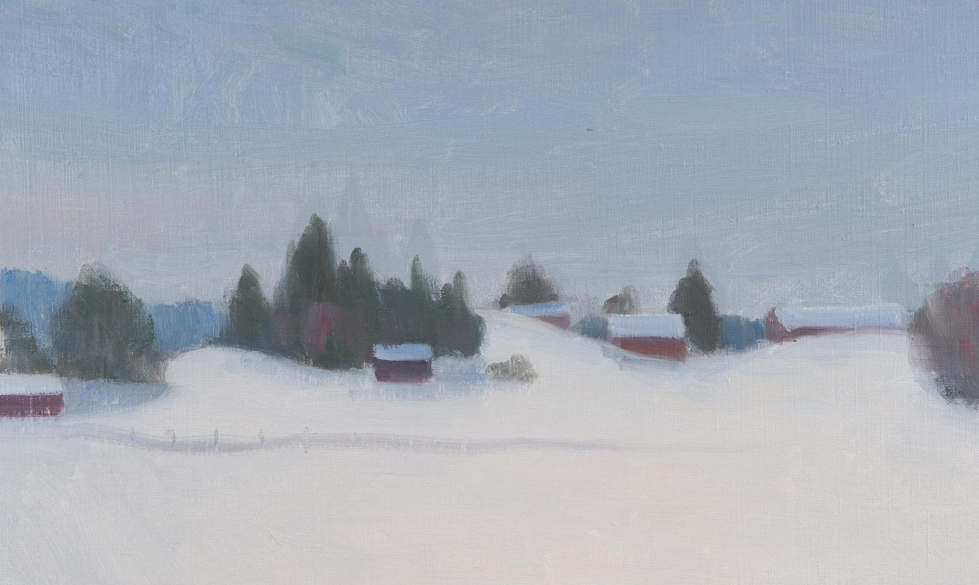 Onni Oja, Vinterig by (Borgnäs).