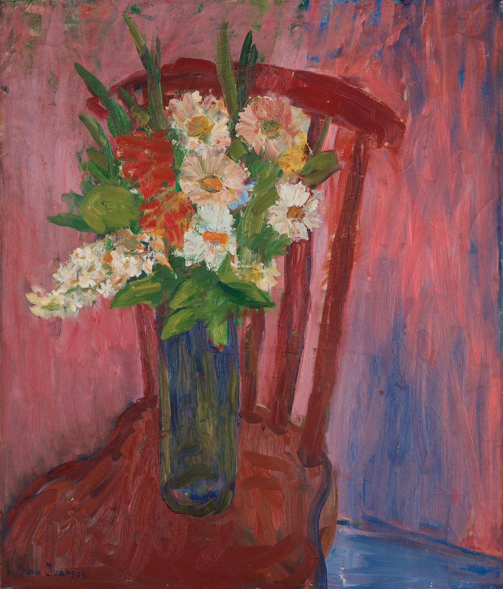 Ivan Ivarson, Still life with flowers.