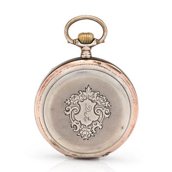 OMEGA, "Seth Nilsson, Skellefteå, IMP" pocket watch, 52 mm.
