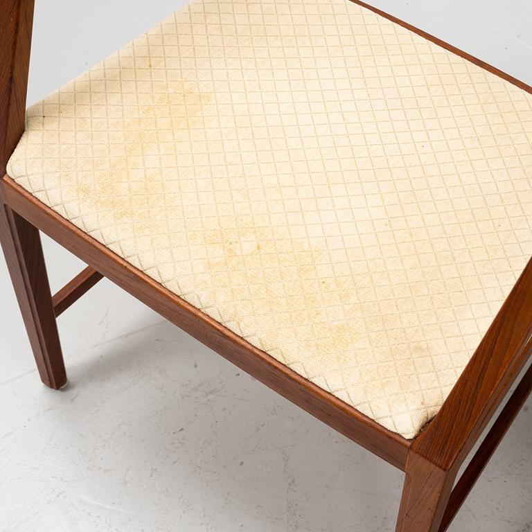 Bertil Fridhagen, four teak armchairs, Bodafors, Sweden, 1960's/70's.
