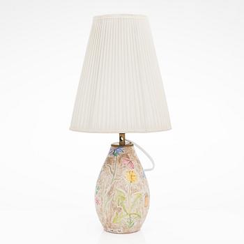 A table lamp by Rut Bryk for Arabia, mid-20th century.