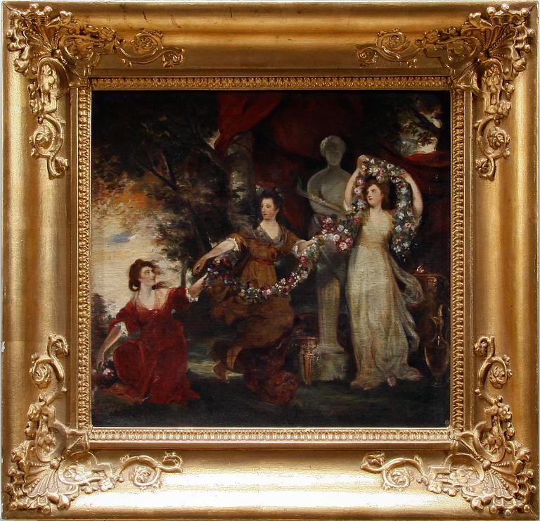 JOSHUA REYNOLDS, kopia efter, olja på duk.