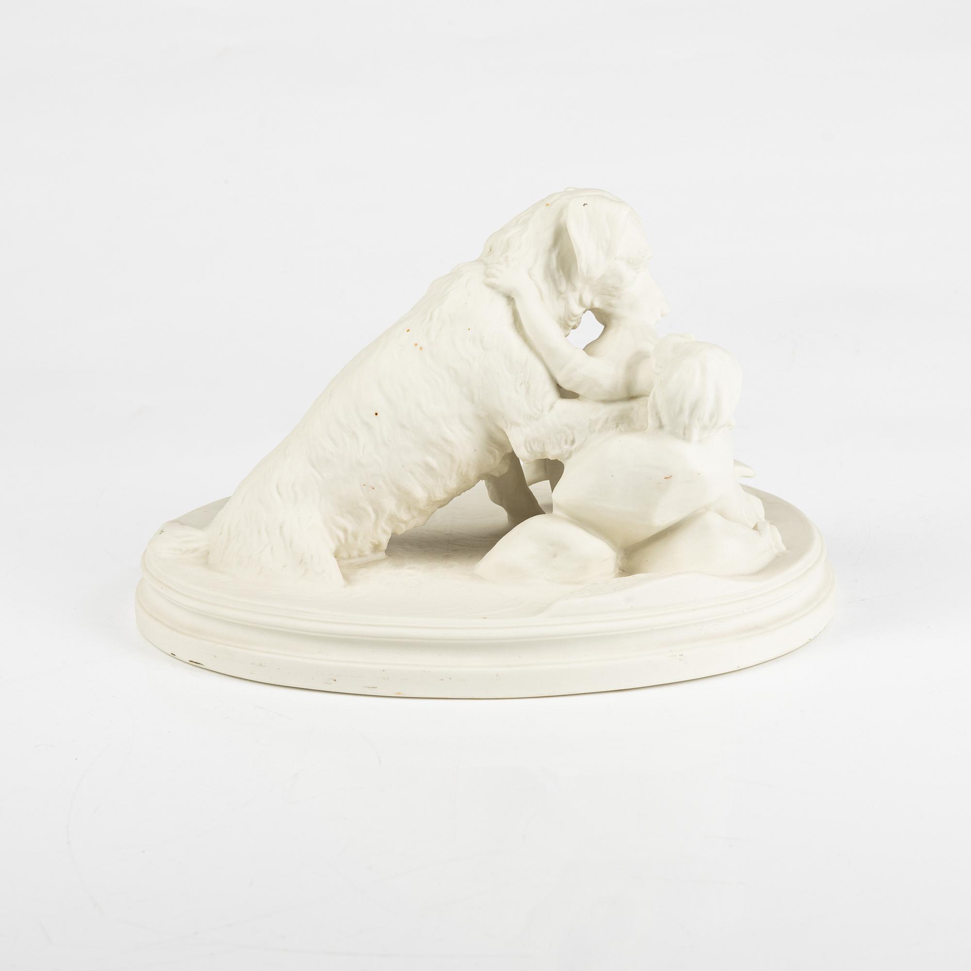 A biscuit porcelain figurine, Gustafsberg, 1921.