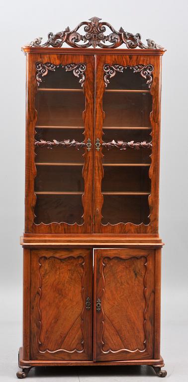 VITRINSKÅP, senempire 1800-talets andra hälft.