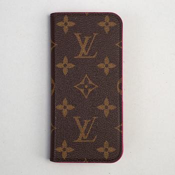 A Louis Vuitton Iphone, 6,7,8 mobile folio.