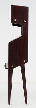 An Italian dark stained wood book case, possibly by Ico Parisi, 1950's.