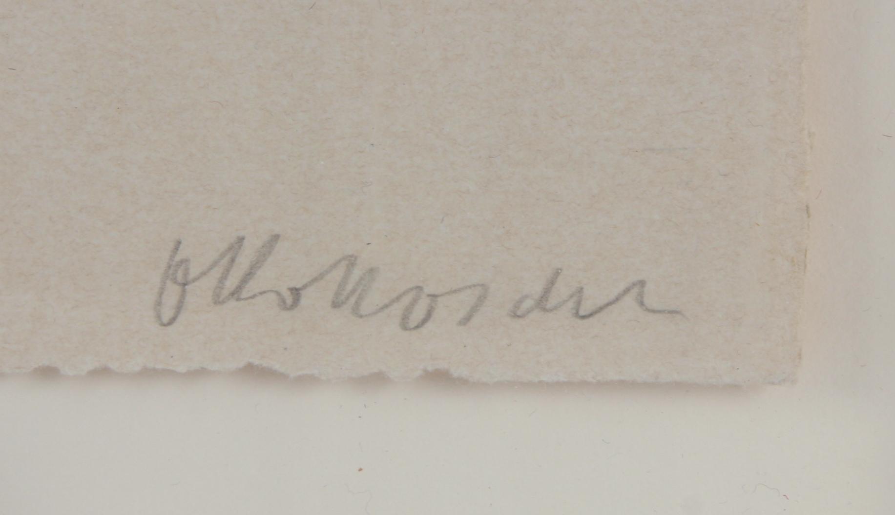 KOKOSCHKA, OSCAR, litografi, sign. Prov; Olof Sager.