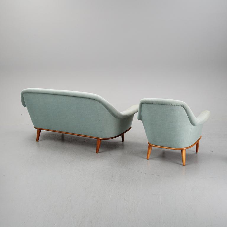 Bertil Fridhagen, fåtölj och soffa, 1900-talets mitt.