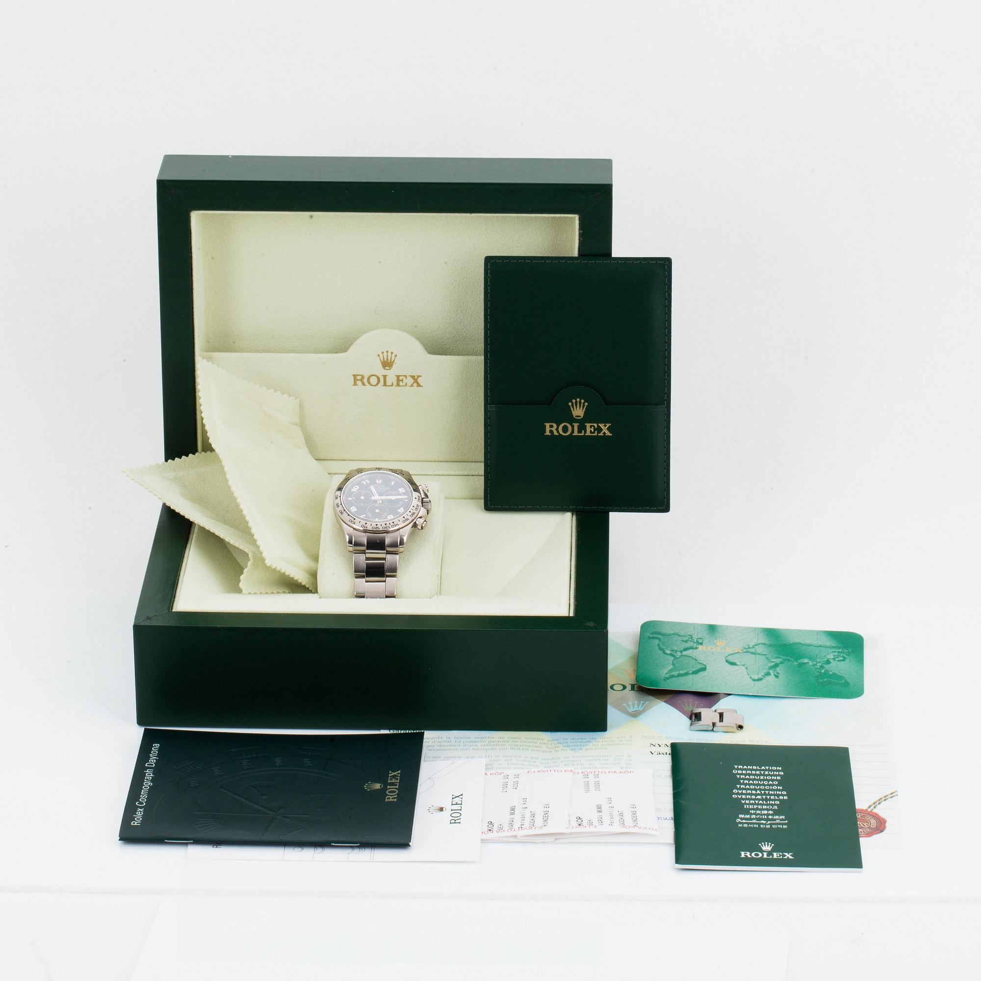 ROLEX, Daytona, kronograf.