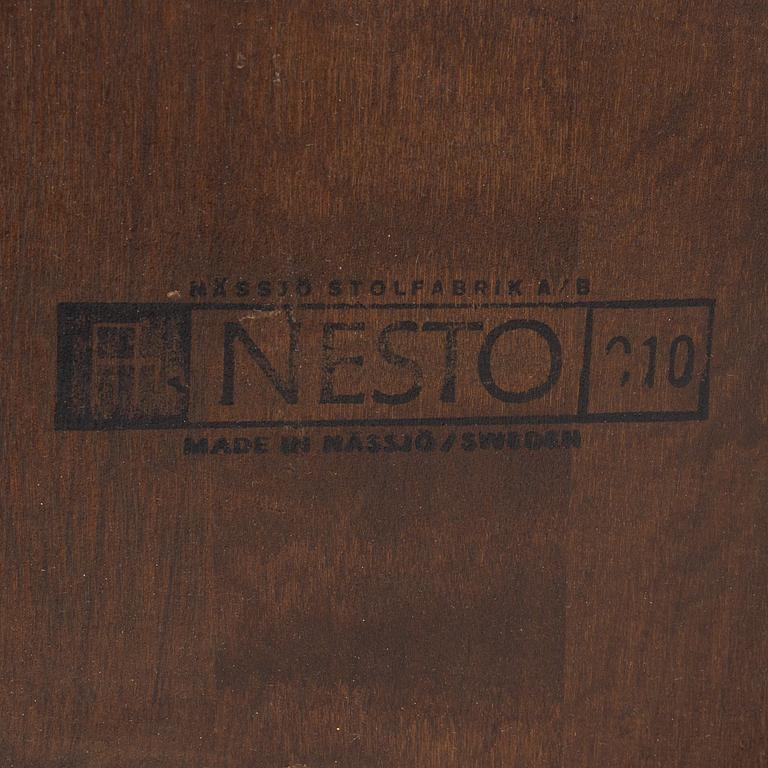 Three Chairs, model Nesto A10, Nesto, Nässjö Stolfabrik.