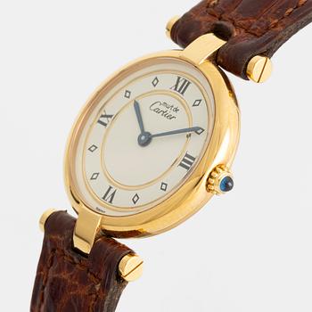 must de Cartier, VLC, armbandsur, 24 mm.