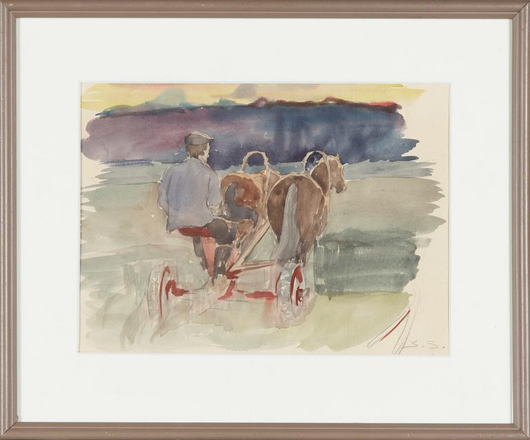 Santeri Salokivi, Man med Hästkärra.