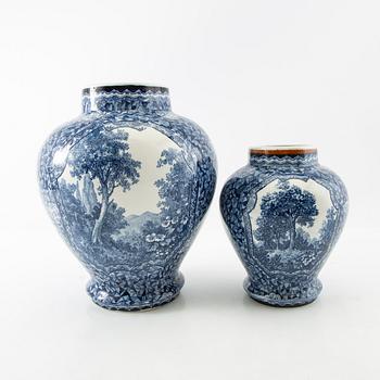 Vases/Urn 5 pcs Rörstrand/Villeroy Boch etc. early 20th century porcelain.